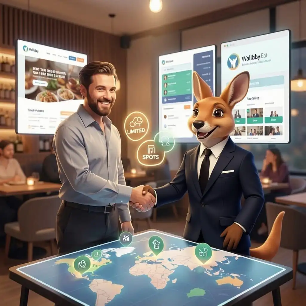 Marché conclut entre un propriétaire de restaurant et WabWallaby