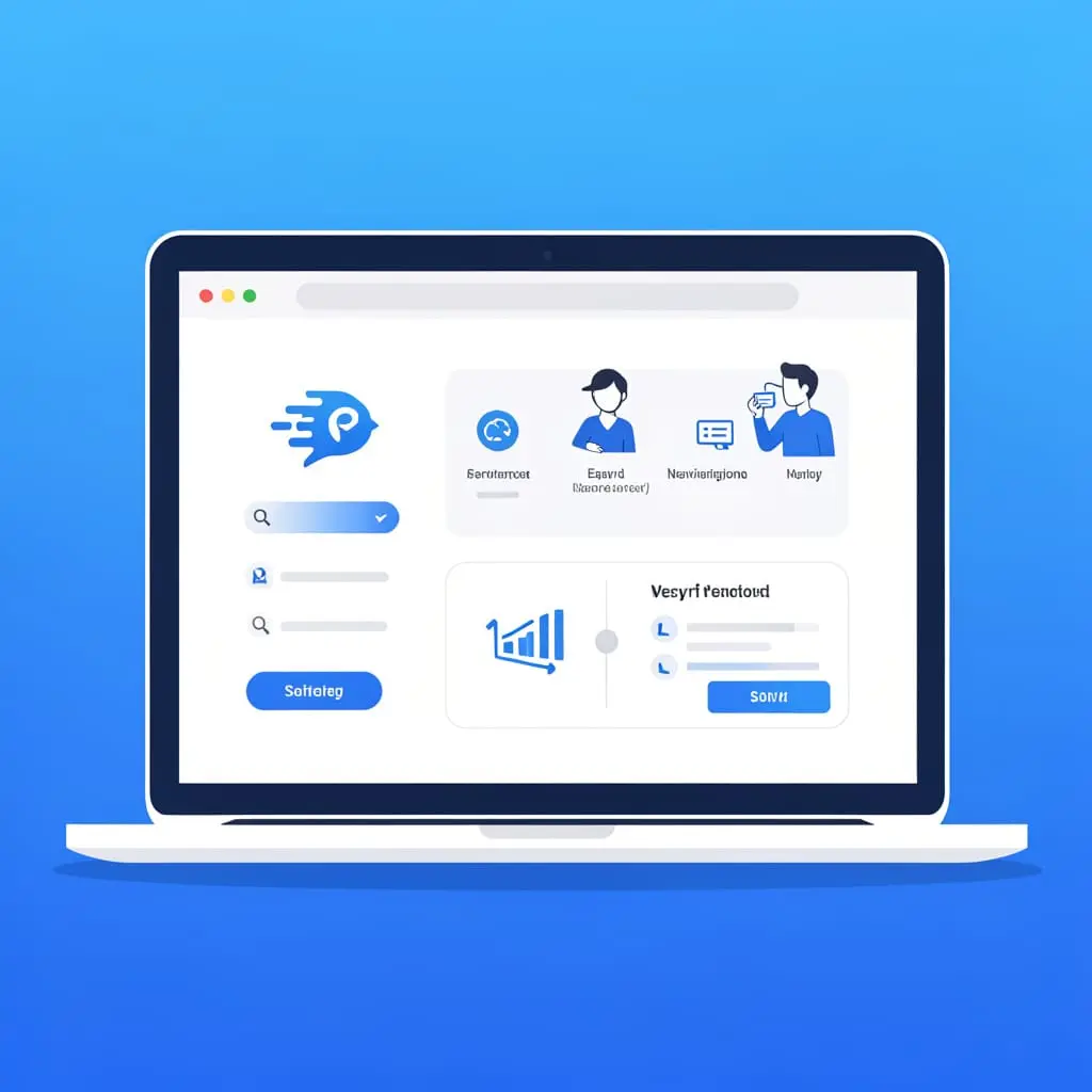 Illustration d'un site web optimisé pour offrir une meilleure expérience utilisateur.
