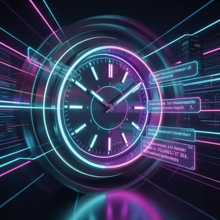 Illustration du gain de temps grâce à des prompts d’intelligence artificielle.