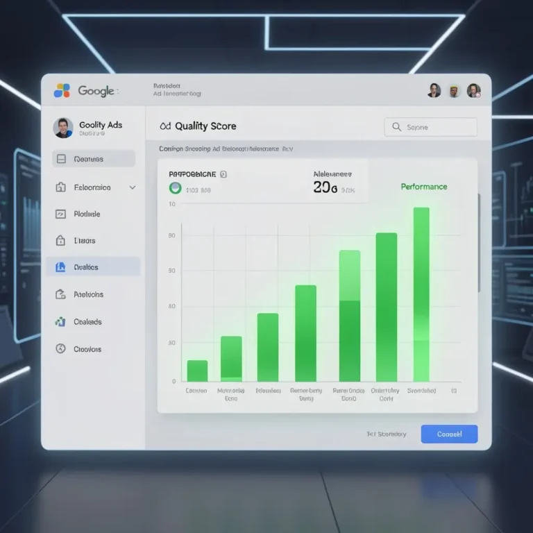 Illustration de l’amélioration du Quality Score sur Google Ads.