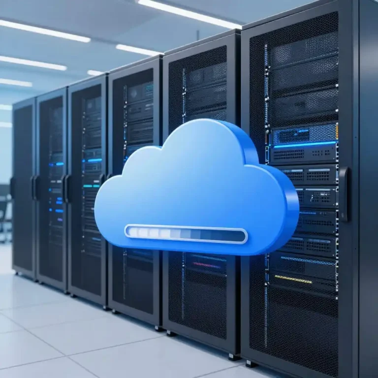 Illustration d'une sauvegarde automatique d'un site web vers le cloud.