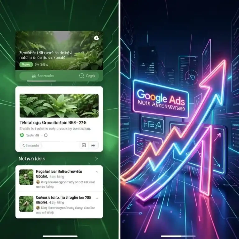 Comparaison entre SEO et Google Ads illustrant deux stratégies d’acquisition.