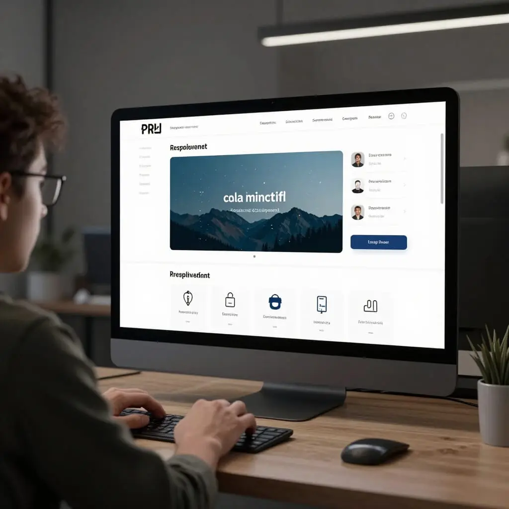 Interface de conception Webflow illustrant ses avantages et limites